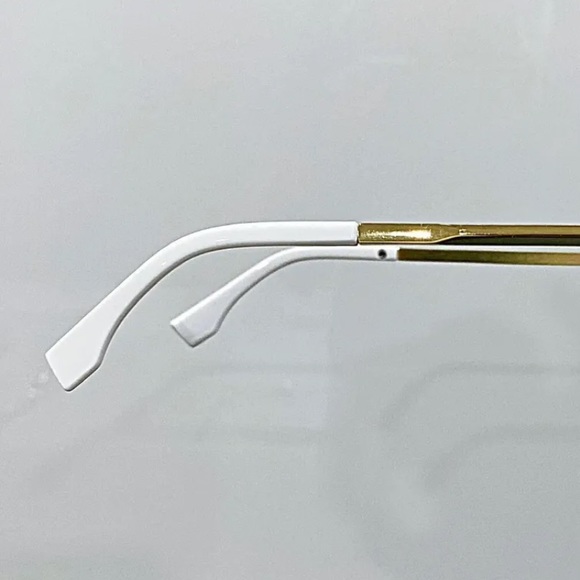 Pink malibu barbie gold aviator sunglasses goggle Fendi wild fox dollbaby sheild - Picture 4 of 4